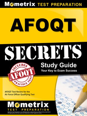 cover image of AFOQT Secrets Study Guide